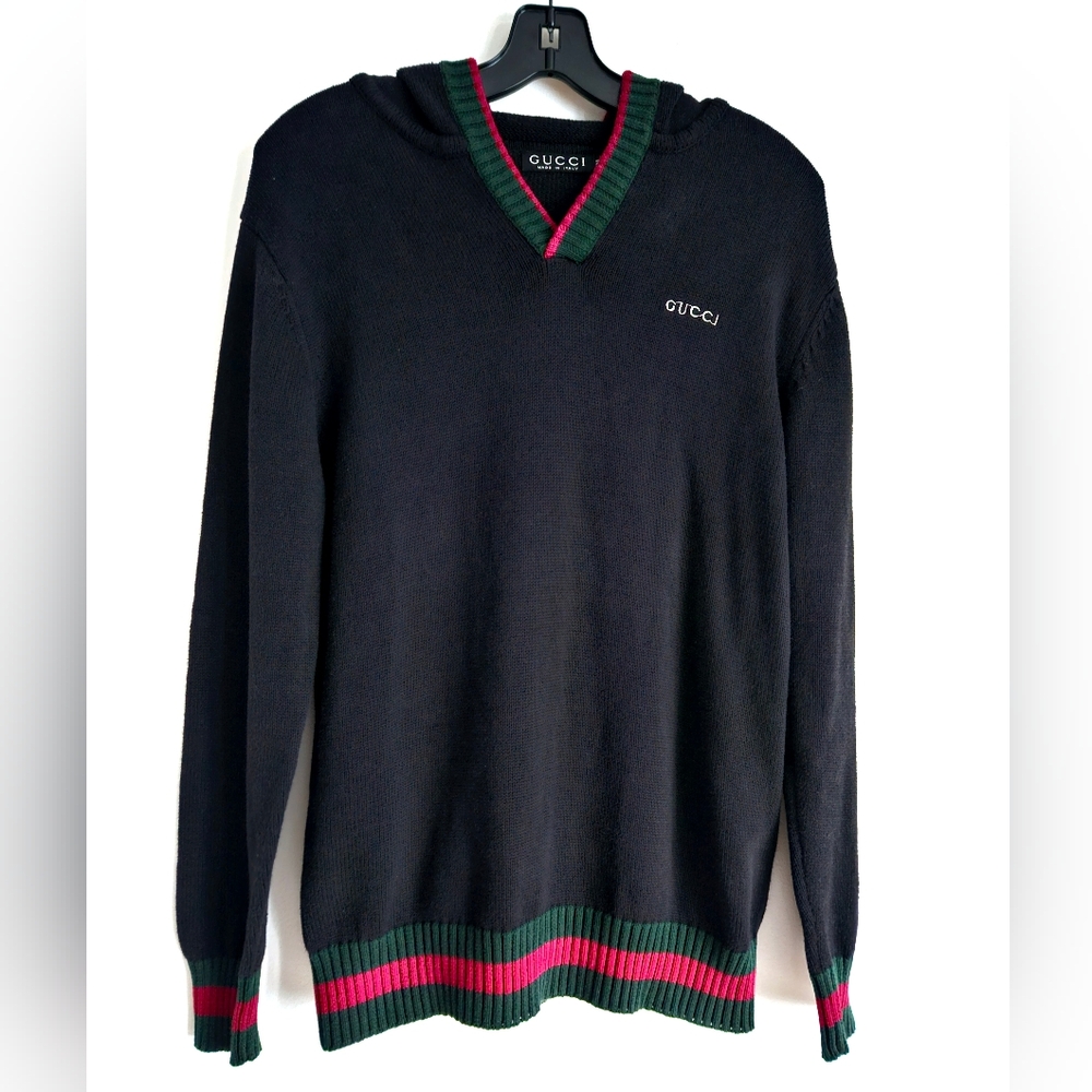 Men's Gucci Navy Blue Hoodie Sweater M